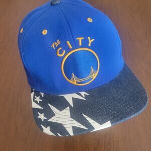 Golden State Warriors NBA Snapback Hat Mitchell Ness Hardwood Classics The City